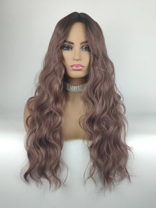 Pink Chocolate Wavy Regular Wig 266