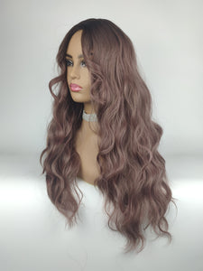 Pink Chocolate Wavy Regular Wig 266