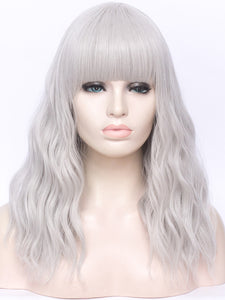 16" Silver Gray Regular Wig 709