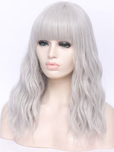 Load image into Gallery viewer, 16&quot; Silver Gray Regular Wig 709