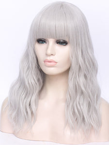 16" Silver Gray Regular Wig 709