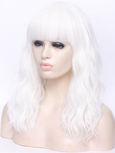 16" Pure White Regular Wig 703