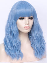 Load image into Gallery viewer, 16&quot; Baby Blue With Bang Regular Wig 704