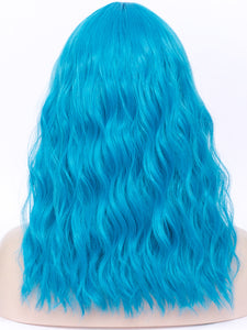 16" Ice Blue With Bang Regular Wig 712