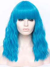 Load image into Gallery viewer, 16&quot; Ice Blue With Bang Regular Wig 712