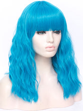 Load image into Gallery viewer, 16&quot; Ice Blue With Bang Regular Wig 712
