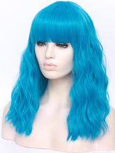 Load image into Gallery viewer, 16&quot; Ice Blue With Bang Regular Wig 712
