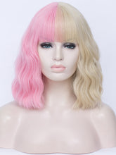 Load image into Gallery viewer, Half Pink Half Black Regular Wig 741