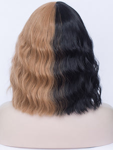 Half Black Half Brown Regular Wig 743