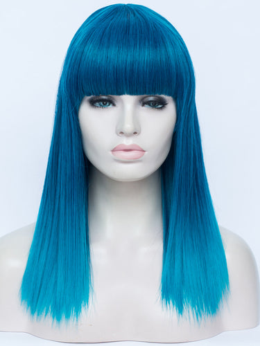 Gradient Blue Regular Wig 759