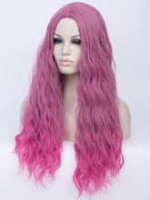 Load image into Gallery viewer, Gradient Pink Wavy Regular Wig 758