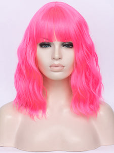 Electric Pink Bob Regular Wig 724