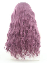 Load image into Gallery viewer, Pearl Purple Curly Lace Front Wig 039