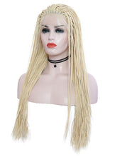Load image into Gallery viewer, 26&quot; Blonde Braided Lace Front Wig 090