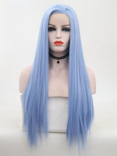 Load image into Gallery viewer, 26&quot; Baby Blue Lace Front Wig 048