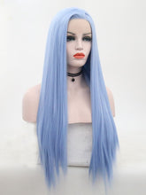 Load image into Gallery viewer, 26&quot; Baby Blue Lace Front Wig 048
