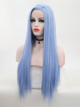 Load image into Gallery viewer, 26&quot; Baby Blue Lace Front Wig 048