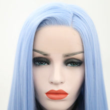 Load image into Gallery viewer, 26&quot; Baby Blue Lace Front Wig 048