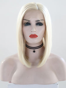 Light Blonde Bob Lace Front Wig 008