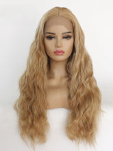 Load image into Gallery viewer, Golden Blonde Wavy Lace Front Wig 450