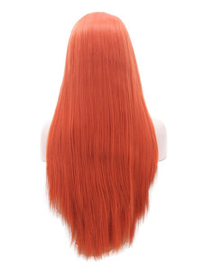Cinnabar Red Lace Front Wig 012