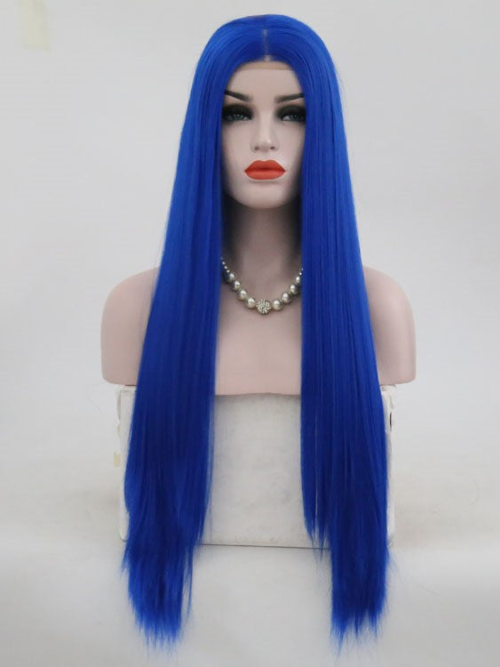 Ultramarine Blue Lace Front Wig 101
