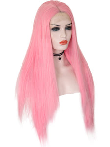 Cherry Blossom Pink Lace Front Wig 064