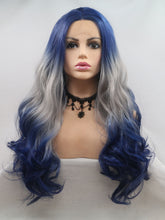 Load image into Gallery viewer, 26&quot; Moonlight Indigo Lace Front Wig 529