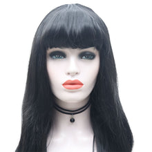 Load image into Gallery viewer, Gothic Black Wavy Lace Front Wig 019