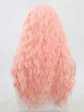 Load image into Gallery viewer, Sweet Light Pink Wavy Lace Front Wig 053