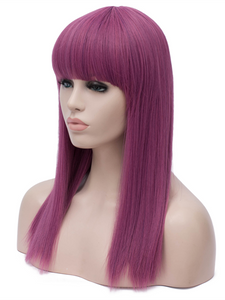 Pearly Purple With Bang Regular Wig 210