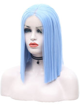 Load image into Gallery viewer, Ruddy Blue Short Bob Lace Front Wig 011