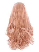 Load image into Gallery viewer, Sweet Pink Wavy Lace Front Wig 132