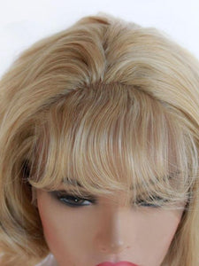 12" Vintage Barbie Mixed Blonde Wavy Lace Front Wig 391