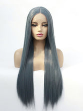 Load image into Gallery viewer, 26&quot; Ash Blue Lace Front Wig 457