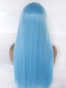 #4516 Light Blue Lace Front Wig 167