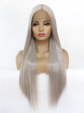 Load image into Gallery viewer, Medium Gray Lace Front Wig 616