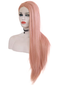 Sweet Pink Lace Front Wig 081