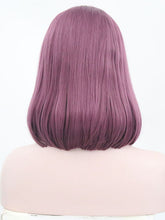 Load image into Gallery viewer, Pearl Purple Short Lace Front Wig 043