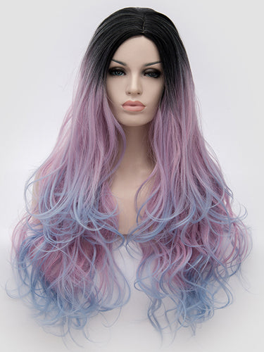 Periwinkle Blue Mixed Regular Wig 749