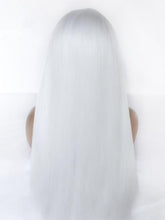 Load image into Gallery viewer, Pure White Yaki Straight Lace Front Wig 169
