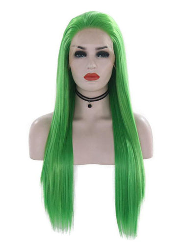 Mantis Green Lace Front Wig 015