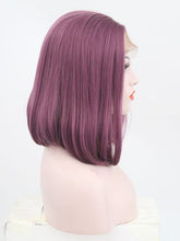 Load image into Gallery viewer, Pearl Purple Short Lace Front Wig 043