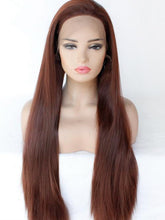Load image into Gallery viewer, #33 26“ Dark Auburn Full Lace Wig 402