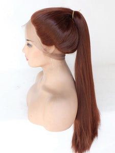 #33 26“ Dark Auburn Full Lace Wig 402