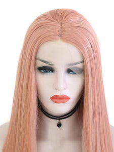 Sweet Pink Lace Front Wig 081