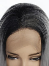 Load image into Gallery viewer, Rooted Grey To Purple Lace Front Wig 396