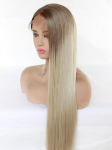 Rooted Mixed Blonde Lace Front Wig 392
