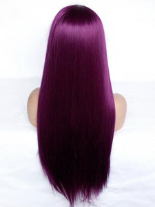Sexy Purple Lace Front Wig 421