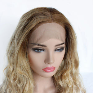 26" Rooted Blonde Lace Front Wig 552